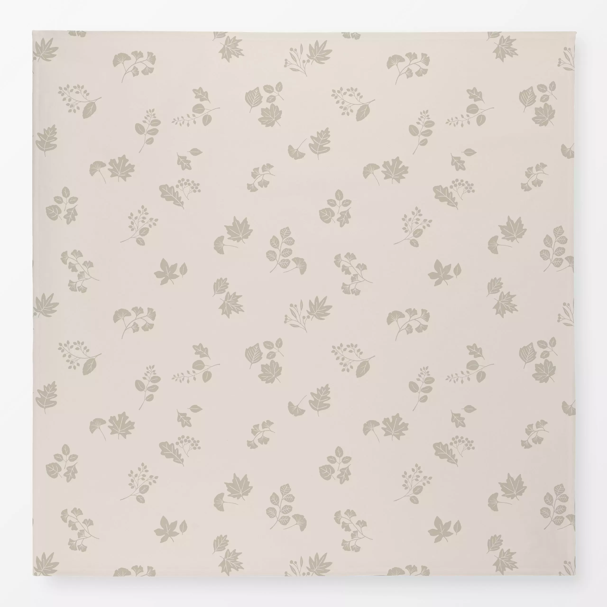 Tischdecke Herbstblätter Beige Creme - Herbst, Pflanzen & Botanik - von „Studio Kesse"; Blatt, Blätter, Laub, Herbst, Herbst...