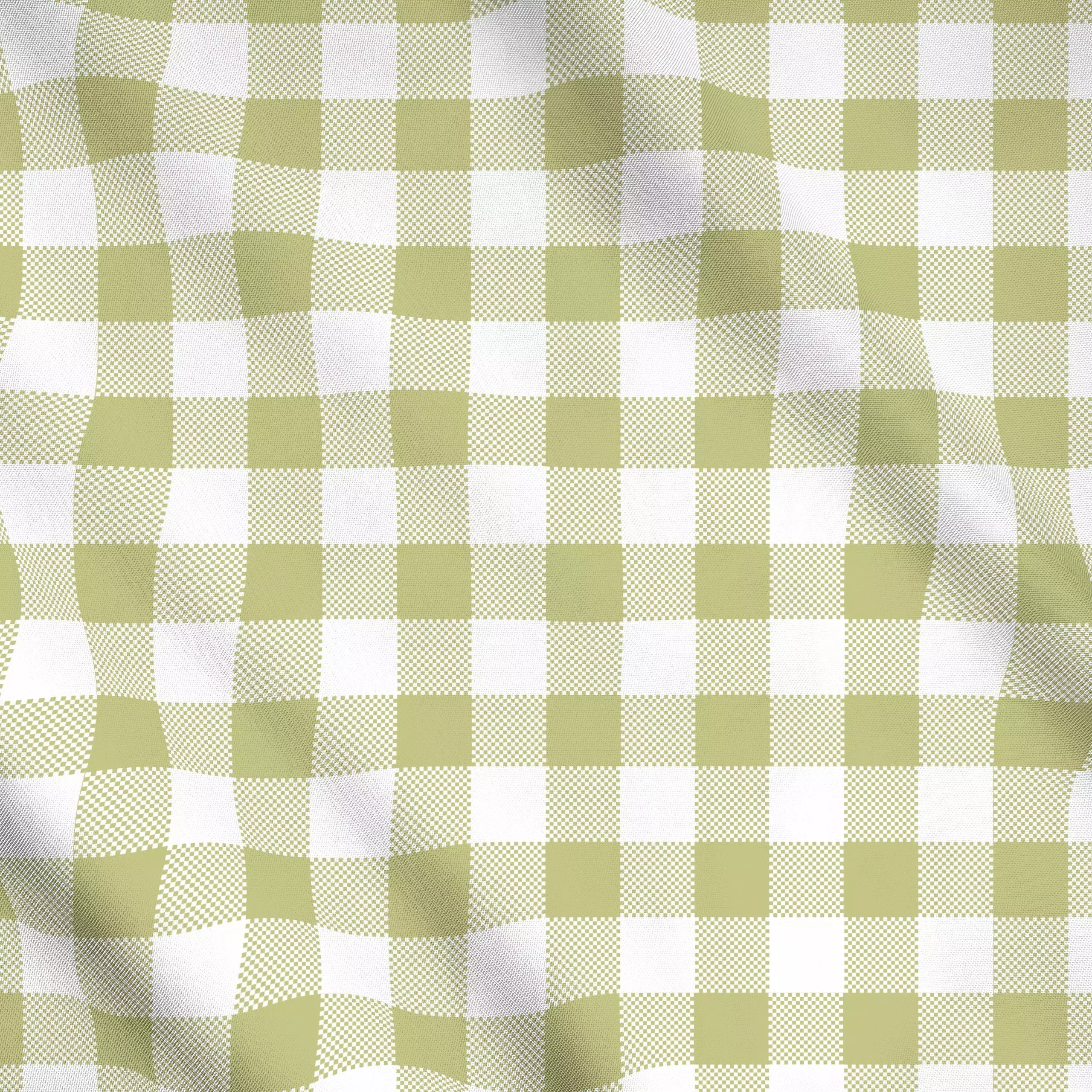 Meterware Grün Weiß Gingham Grid 2 - Sommer, Symbole & Muster, Retro & Vintage - von „Uta Naumann"; boho, Retro, grid, Karo,...