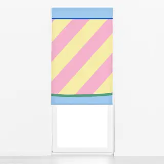 Raffrollo Framed Summer Stripes