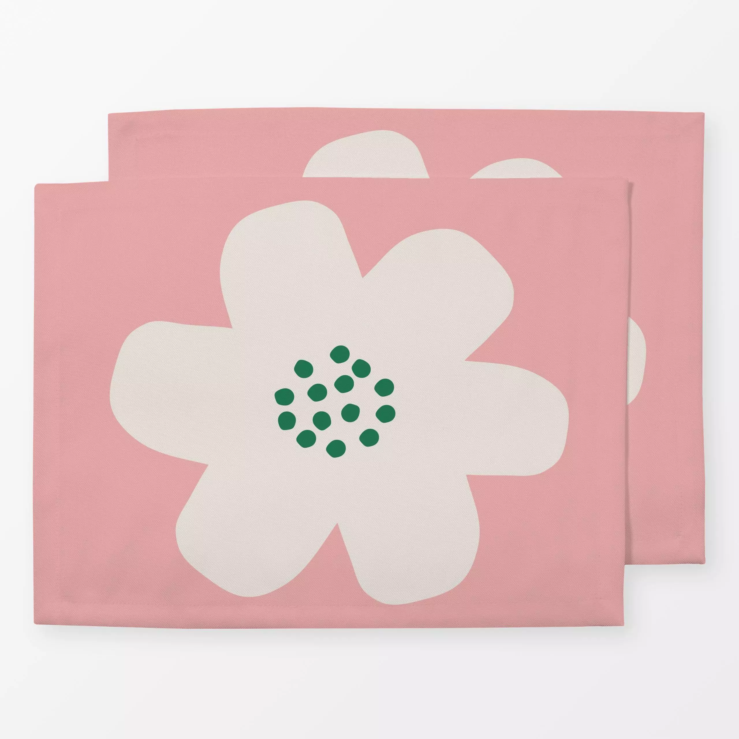 Tischset Flower 4 Pink, Blumen, von Jana Driver