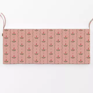 Bankauflage Mistletoe Muster