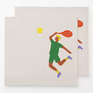 Servietten Tennisspieler 1