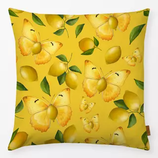 Kissen Zitronenfalter bei der Arbeit1