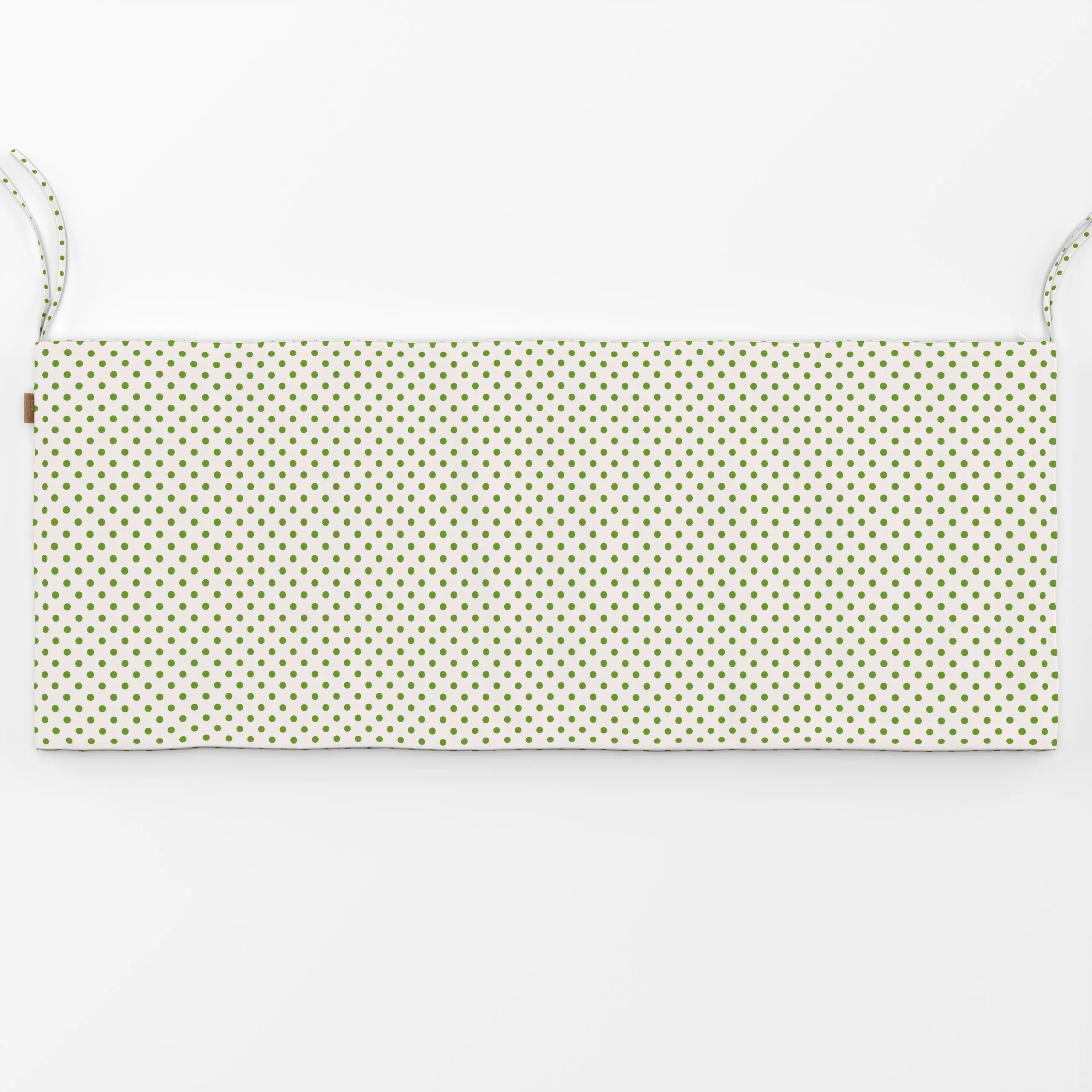 Bankauflage Punkte Polkadot Grün Beige - Frühling, Symbole & Muster, Ostern - von „Kathrin Woo"; minimal, Punkte, modern, Do...