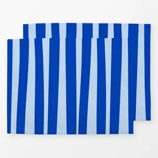 Tischset Stripes Blau