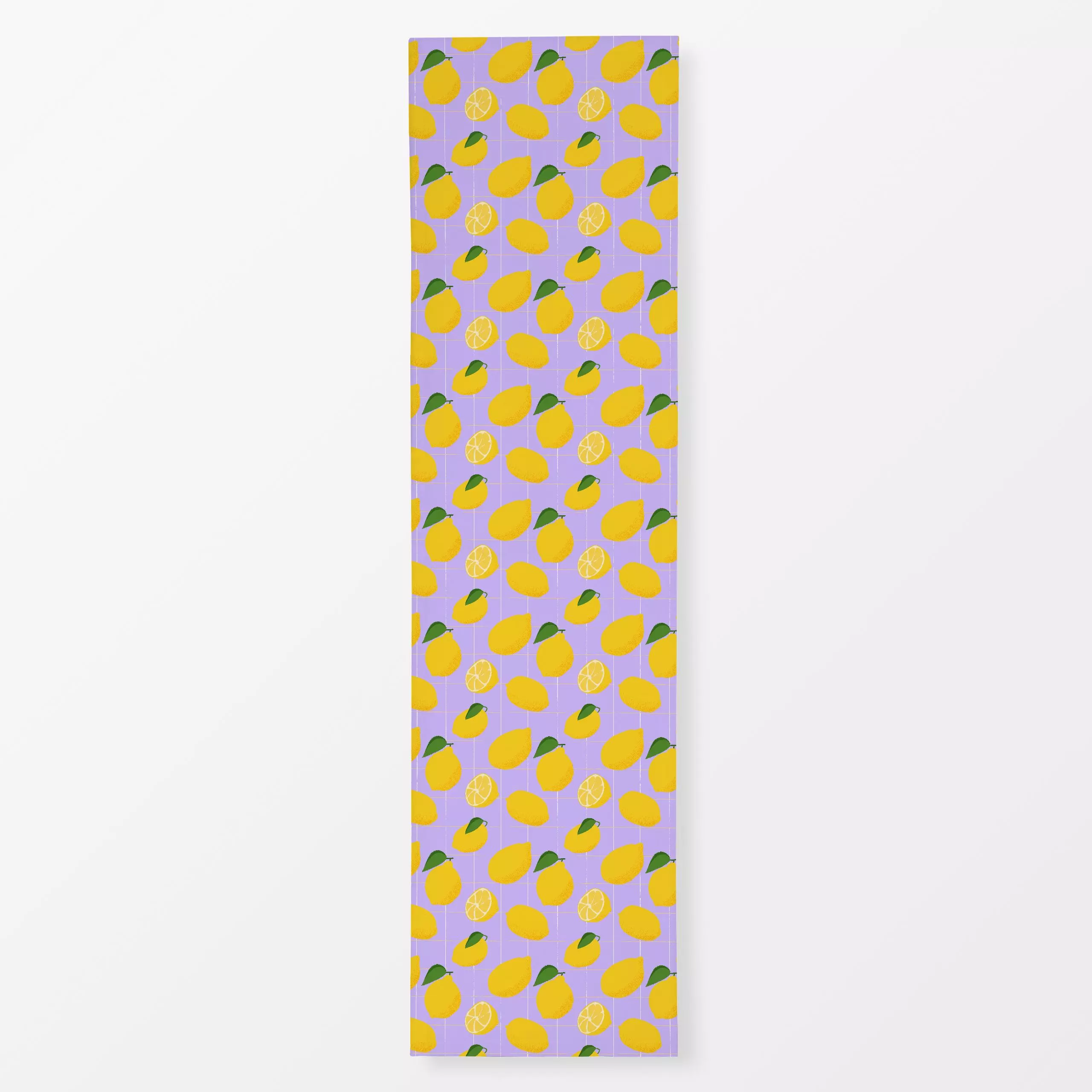 Tischläufer Lemon Grid, Frühling, von Julia Marquardt-Lott