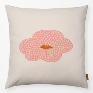 Kissen Punkte Blume rosa