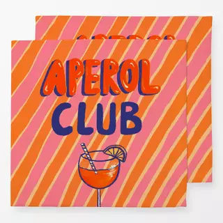 Servietten Aperol Club