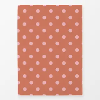 Geschirrtücher Love Polka Dots rosa braun