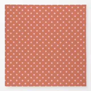Tischdecke Love Polka Dots rosa braun
