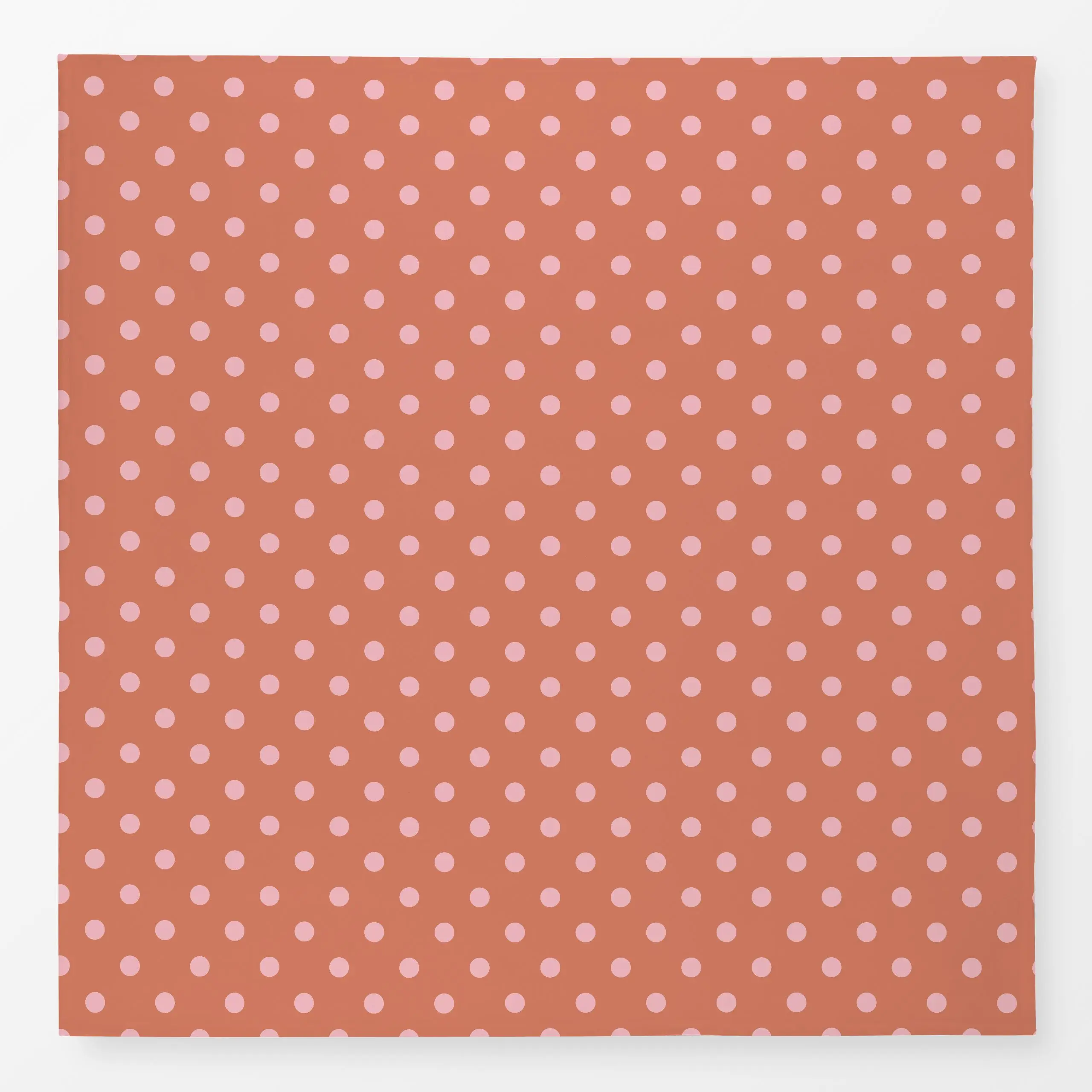 Tischdecke Love Polka Dots rosa braun - Symbole & Muster - von „Julia Schumacher"; rosa, Dots, gepunktet, braun, Polkadots, ...