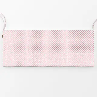 Bankauflage Punkte Polkadot Pink Beige