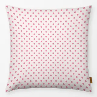 Kissen Punkte Polkadot Pink Beige