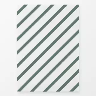 Geschirrtuch Streifen Diagonal grün