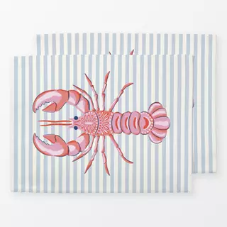 Tischset pink lobster