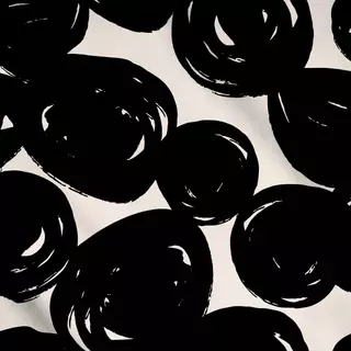 Meterware Autumn Dot Allover Black