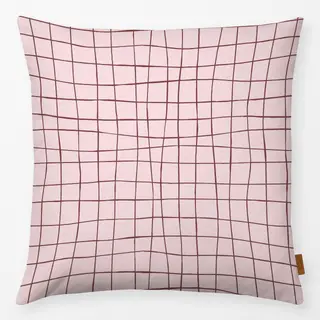 Kissen Picnic Grid Rosa