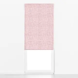 Raffrollo Picnic Grid Rosa