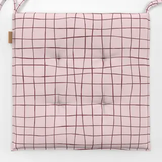 Sitzkissen Picnic Grid Rosa