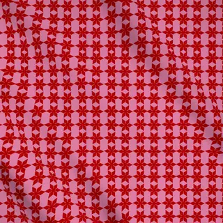 Meterware Weihnachtssterne Pink Rot
