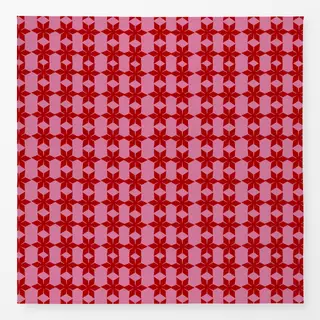 Tischdecke Weihnachtssterne Pink Rot