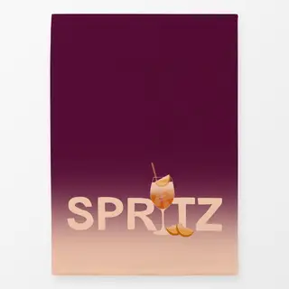 Geschirrtücher Spritz Typo Verlauf Beere