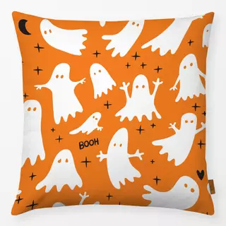 Kissen Halloween Gespenster orange