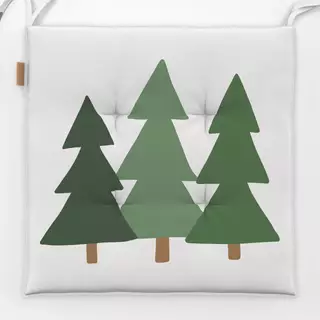 Sitzkissen Trees grün Motiv