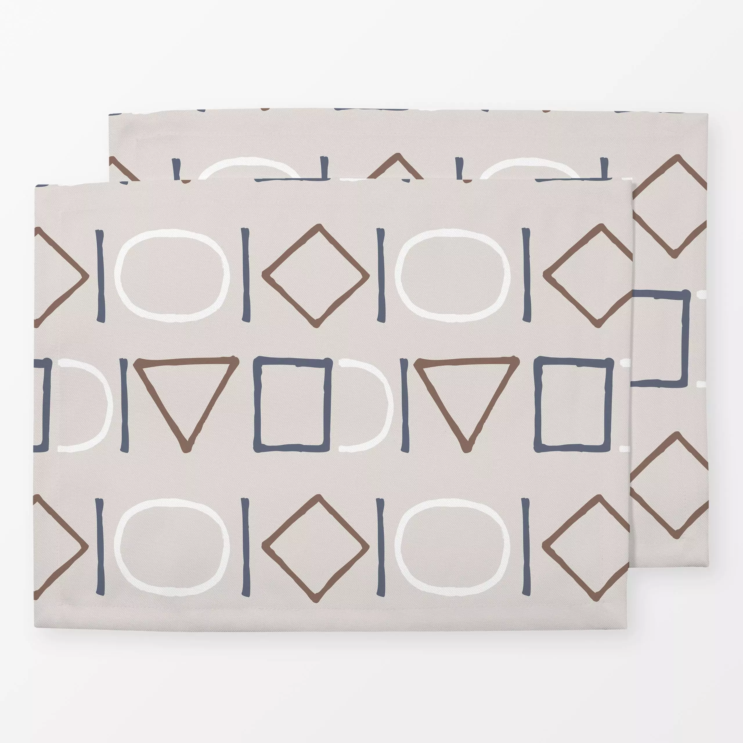 Tischset Summer Lines 8X, gemustert, von Mareike Böhmer