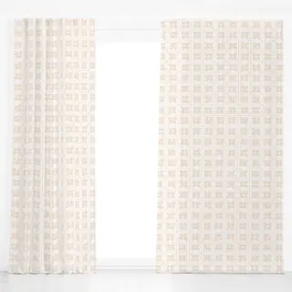 Dekovorhang Azulejo Pattern 7 beige
