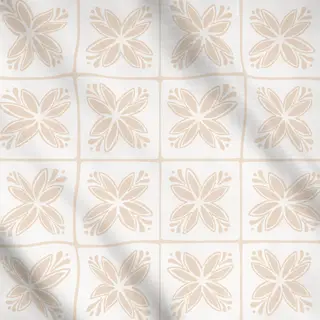 Meterware Azulejo Pattern 7 beige