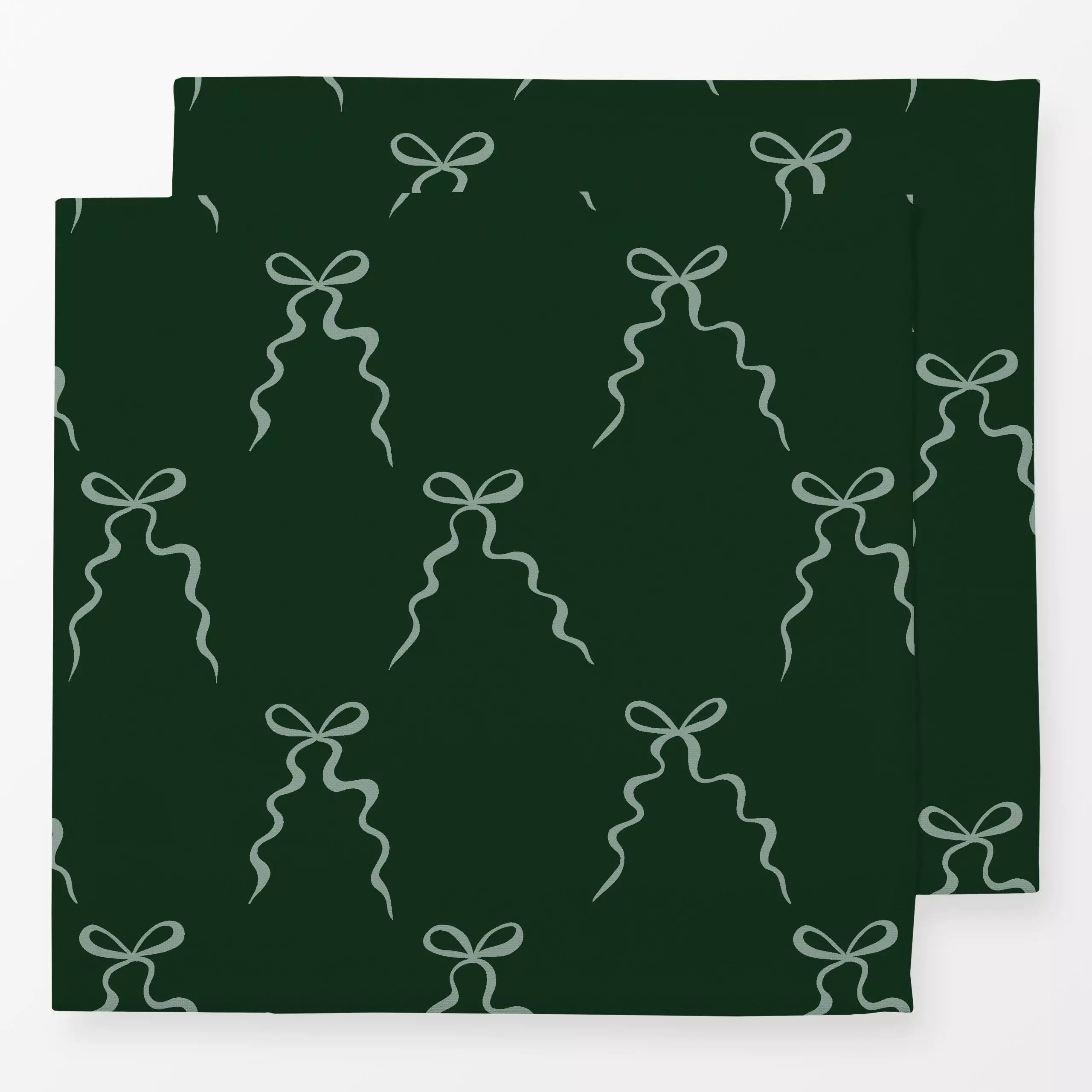 Servietten Schleifen - Weihnachten, Winter, Anlässe - von „Julia Schumacher"; Salbei, Geschenk, geschenkidee, weihnachtsgesc...