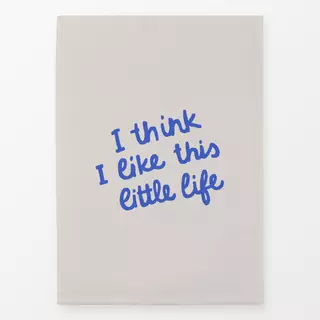 Geschirrtücher like this little life blau