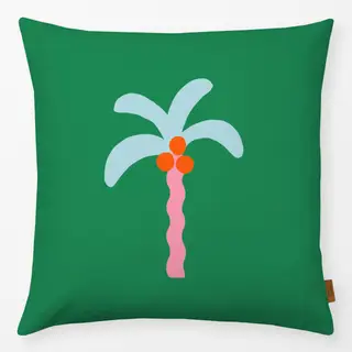 Kissen Palme Bunt