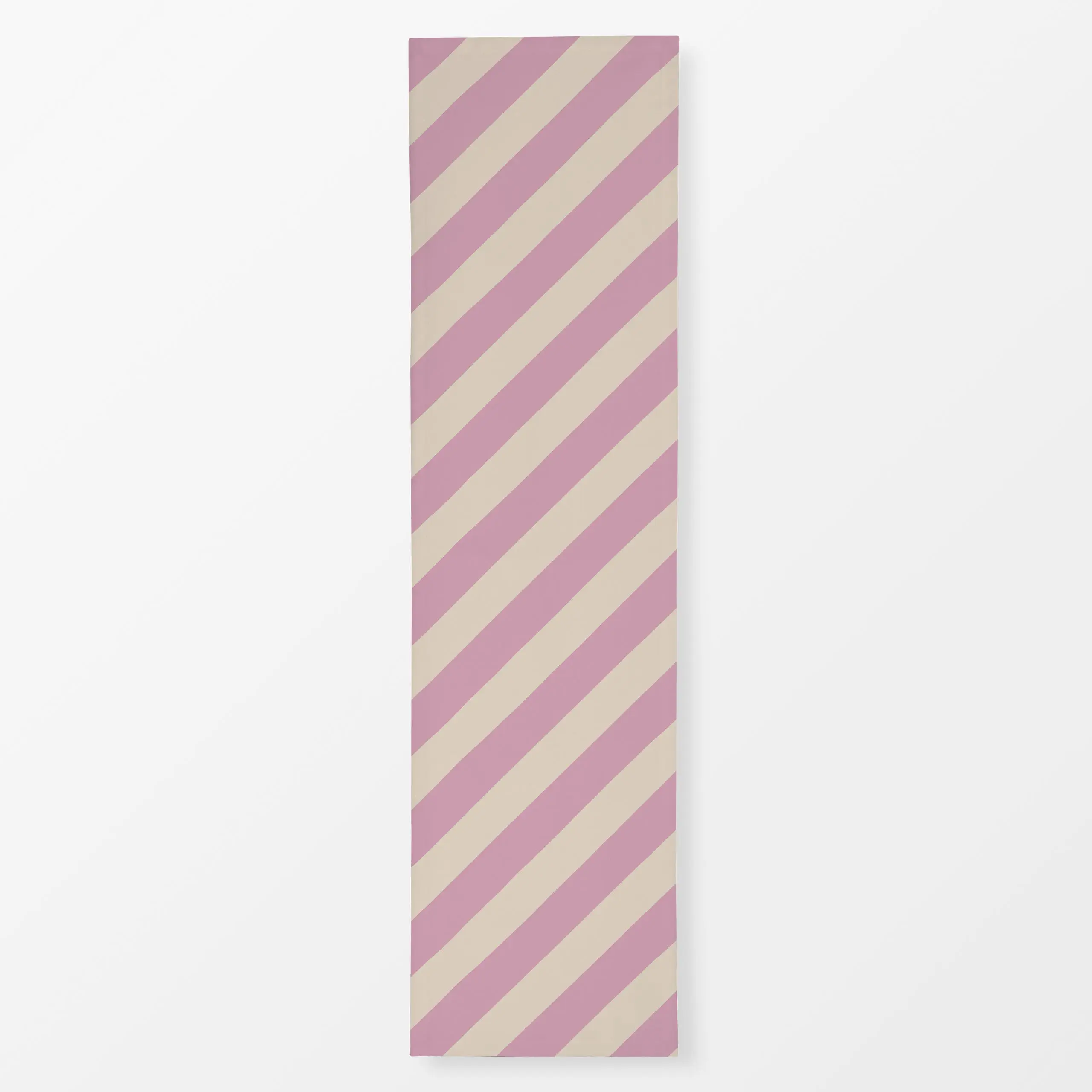 Tischläufer Streifen diagonal rosa, gemustert, Sommer, von Studio Kesse