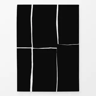 Geschirrtücher Raum durch Schwarz