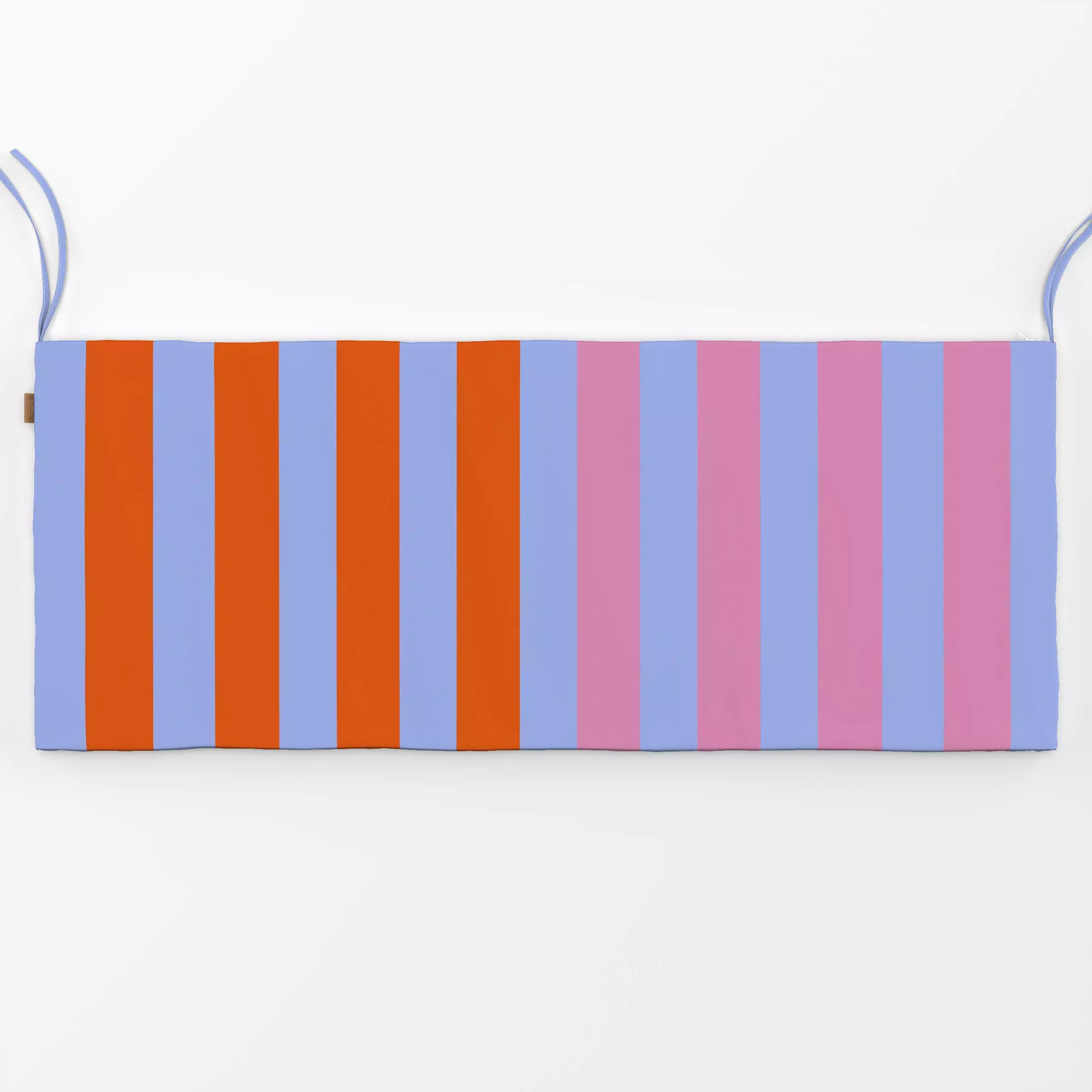 Bankauflage Streifen Rosa Orange - Symbole & Muster - von „Sophie Augustin Illustration"; Streifen, modern, gestreift, Strei...