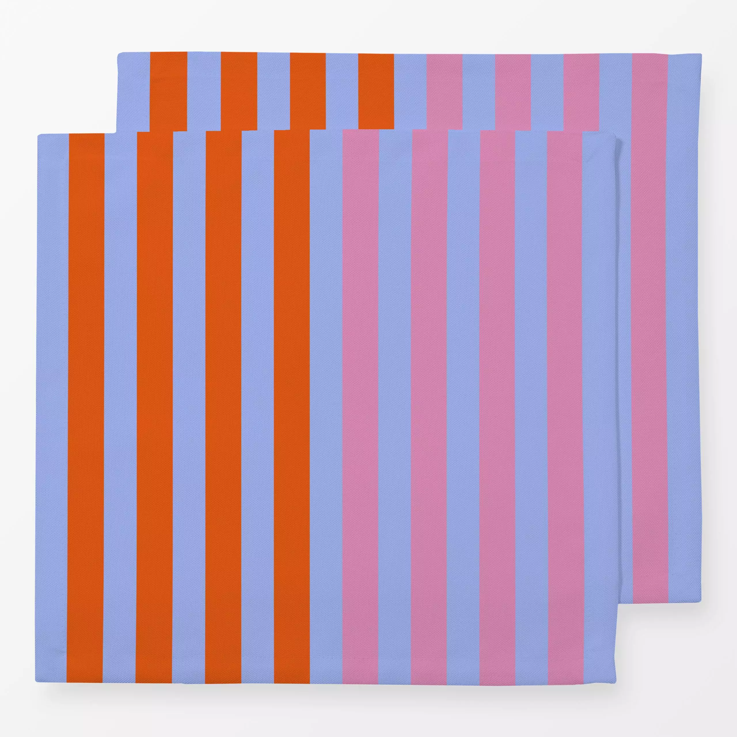 Servietten Streifen Rosa Orange - Symbole & Muster - von „Sophie Augustin Illustration"; Streifen, modern, gestreift, Streif...