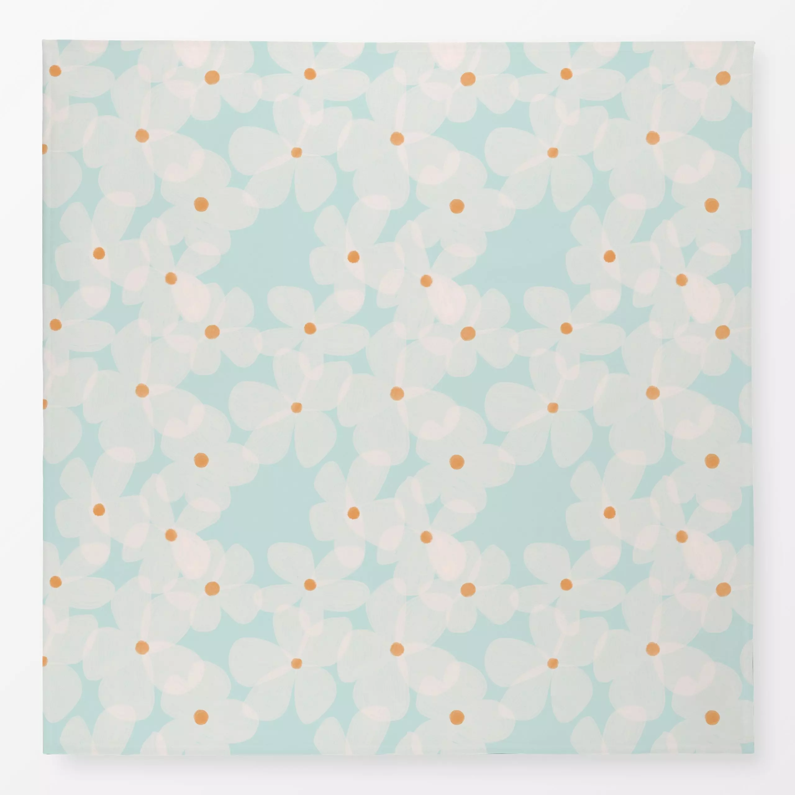 Tischdecke Daisy Bloom Türkis - Blumen & Florales, Sommer - von „Studio ROSAGRAU“; Blumen, Garten, outdoor, flowers, daisy, ...