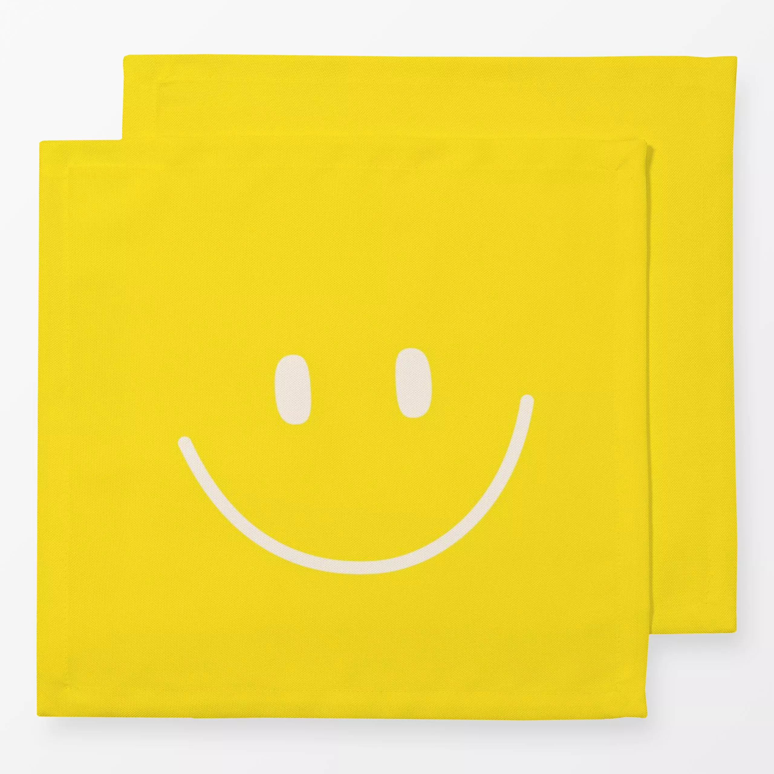 Servietten Smile Gelb - Kinderzimmer & Motive für Kinder, Sommer - von „Maren Gross "; Geburtstag, Sommer, trend, Geschenk, ...
