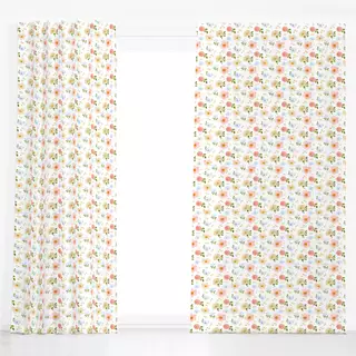 Dekovorhang Summer Vibes pastell flowers