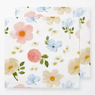 Servietten Summer Vibes pastell flowers