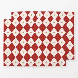 Tischset Christmas Sparkle Red
