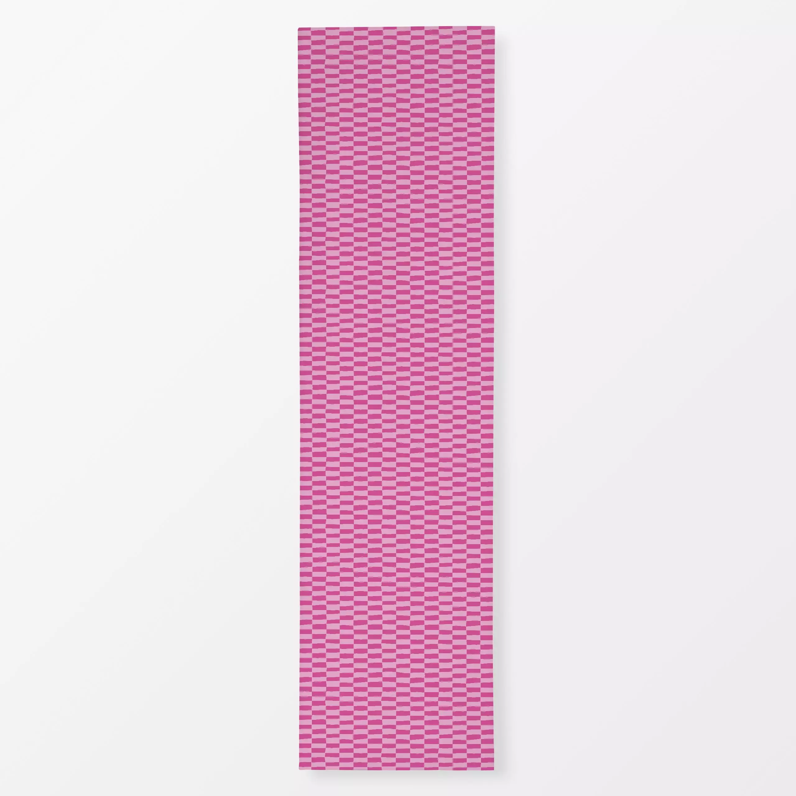 Tischläufer Schachbrett Muster pink rosa, gemustert, Sommer, von Carolin Vonhoff