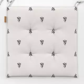 Sitzkissen Winter Tannen