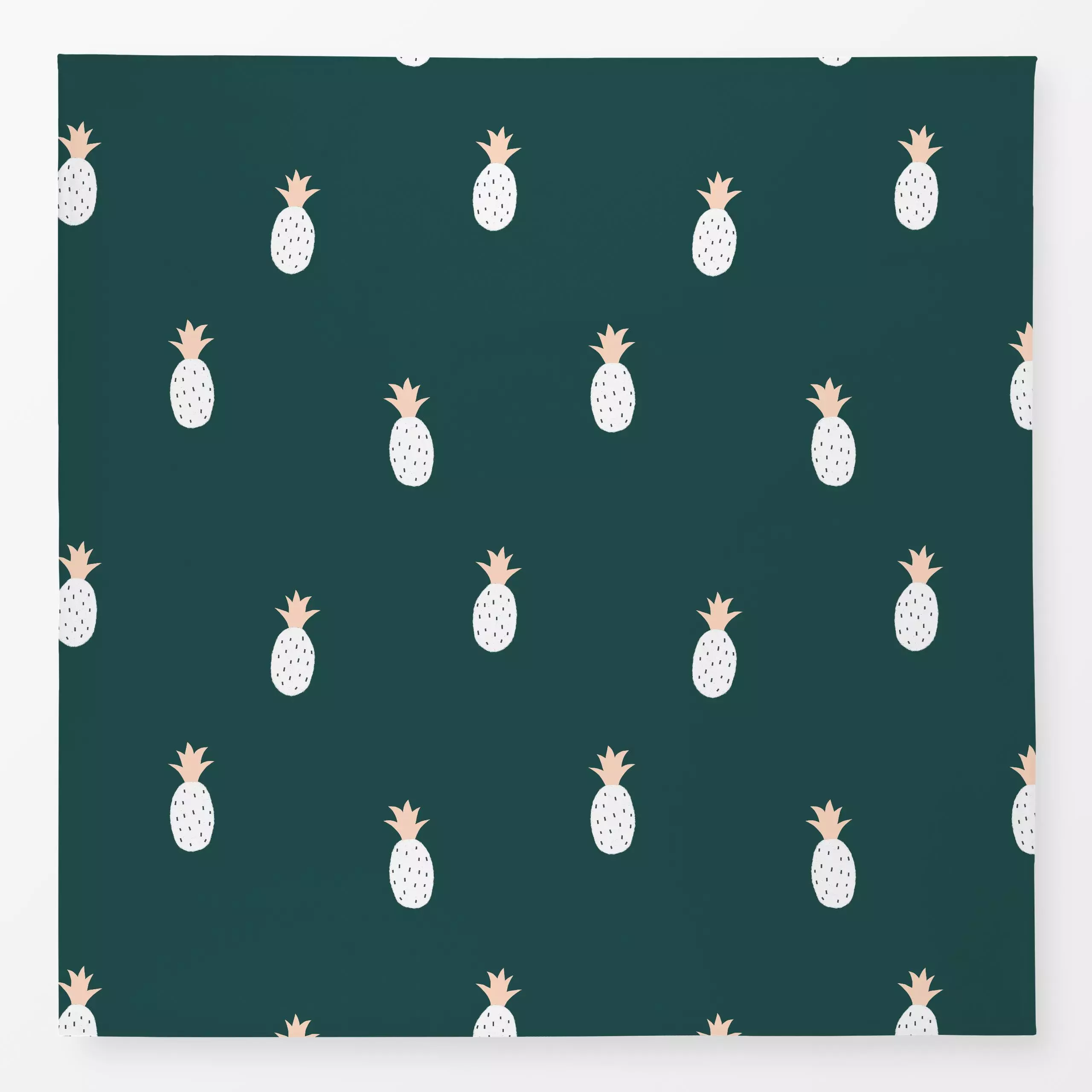 Tischdecke Pineapple, tropisch, gemustert, Früchte, fürs Kinderzimmer, Sommer, von Maren Gross