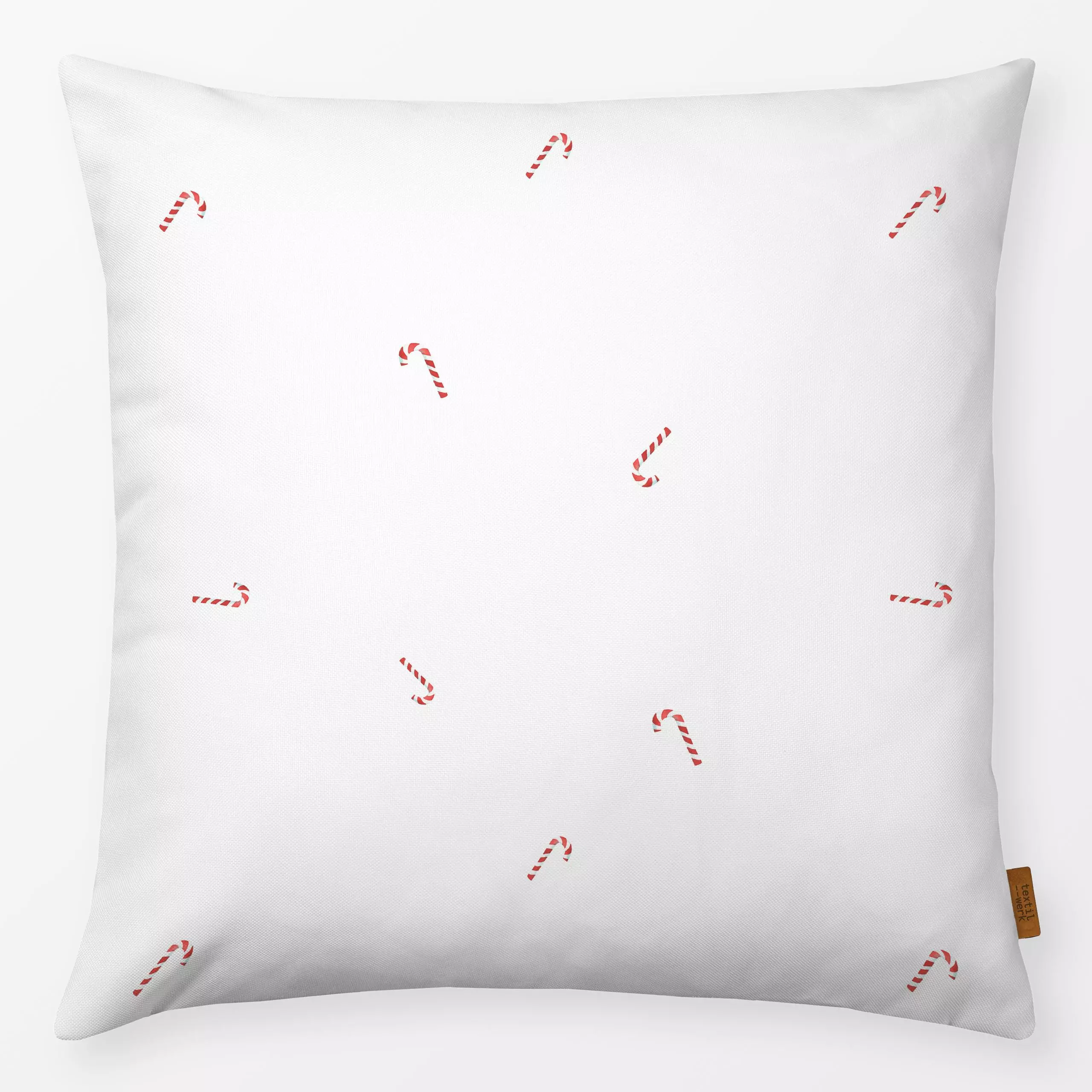 Kissen Zuckerstangen - Weihnachten - von „Katrin Graff"; minimal, Hygge, Weihnachten, Minimalismus, Zuckerstange, xmas, Zuck...