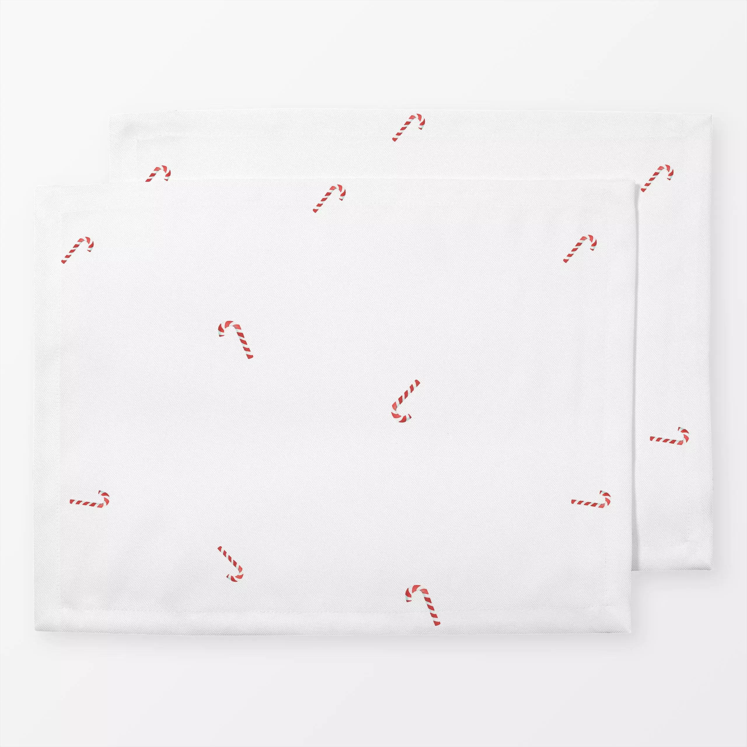 Tischset Zuckerstangen - Weihnachten - von „Katrin Graff"; minimal, Hygge, Weihnachten, Minimalismus, Zuckerstange, xmas, Zu...
