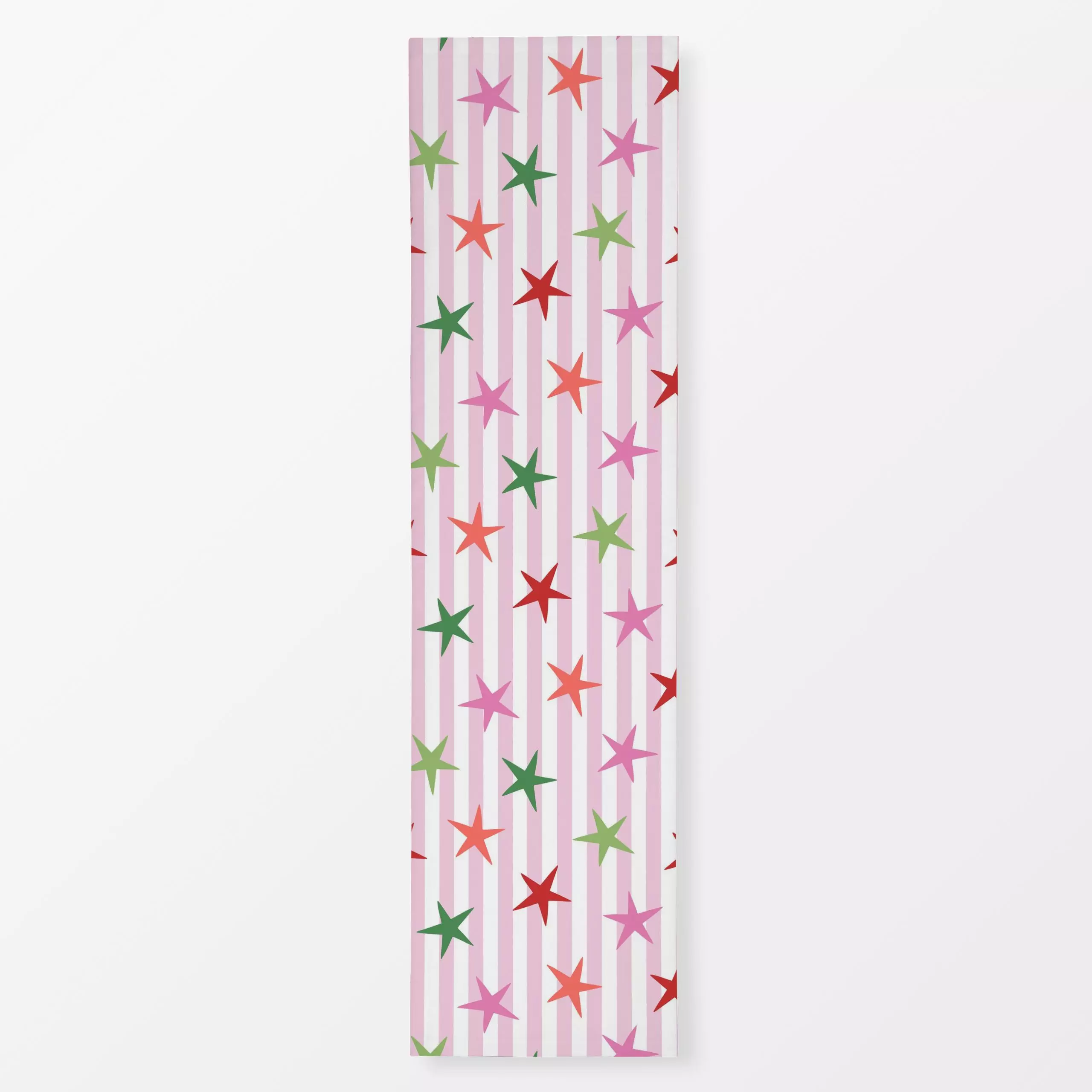 Tischläufer Sterne auf Streifen - Kinderzimmer & Motive für Kinder, Weihnachten, Anlässe - von „Vivian Hasenclever"; Streife...