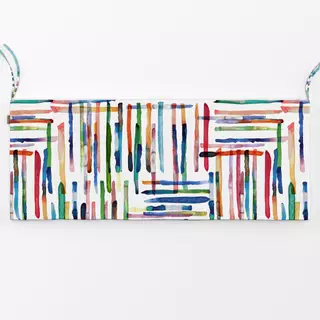 Bankauflage Bunt Minimal Streifen Aquarell